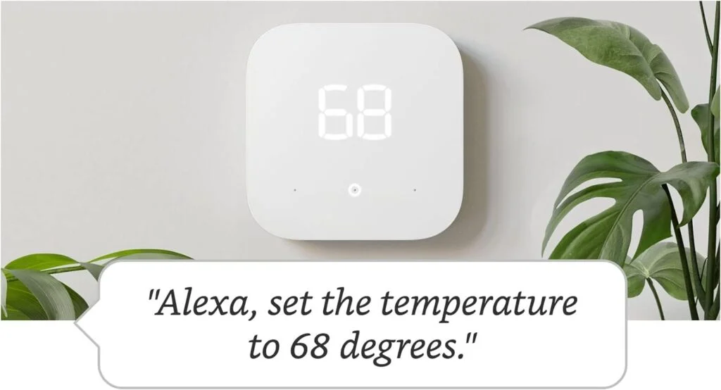 Amazon Smart Thermostat – Works with Alexa and Ring – DIY Install – C-wire required