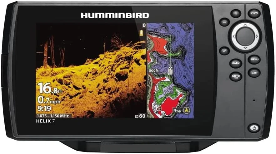 Humminbird Helix 7 Chirp MEGA DI GPS G4 Fish Finder with 7 Display and Built-in Basemap - 411610-1