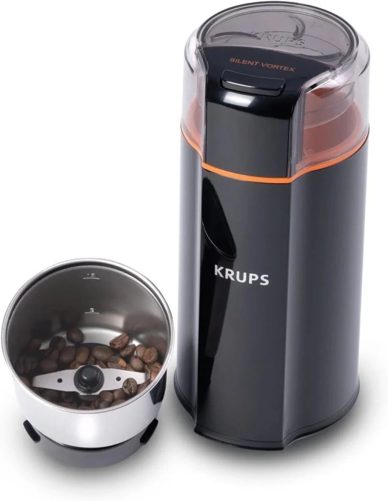 krups silent vortex coffee and spice grinder with removable bowl 12 cup easy to use 5 times quieter 175 watts coffee spi e1696017952396