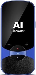 Language Translator Device Support WiFi/Hotspot/Offline Two- Way Real Time Online 106 Languages with 2.4Inch Touch Screen Recording,Voice Photo Translation for Travelling Learning Business Chat