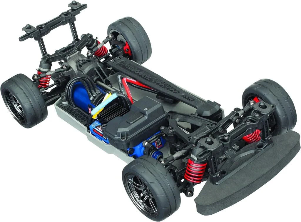 Traxxas 83076-4 Automobile Electric AWD Remote Control Brushless 4-Tec 2.0 VXL Race Car Chassis with TQi 2.4GHz radio and TSM, Size 1/10