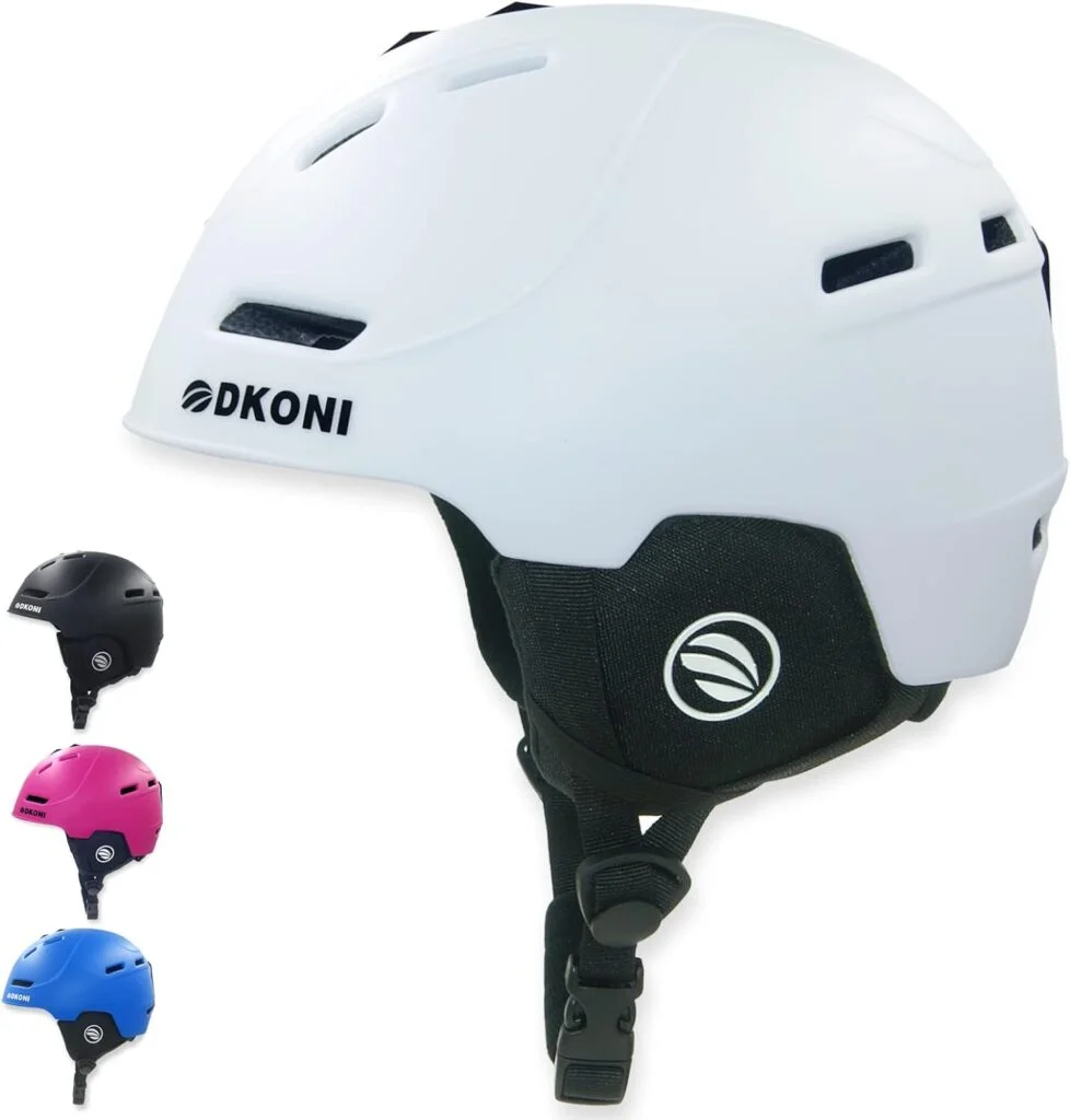 DKONI Ski Helmet for Adults Snowboard Helmet Men Women Youth Certified Snow Sports Helmet for Skiing Snowboarding