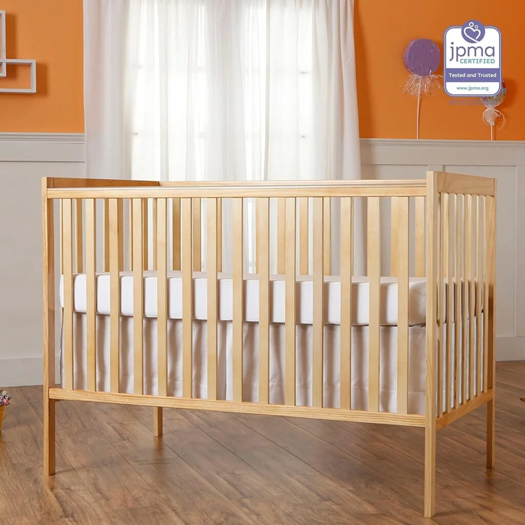Dream On Me Synergy 5-In-1 Convertible Crib In Natural, Greenguard Gold Certified