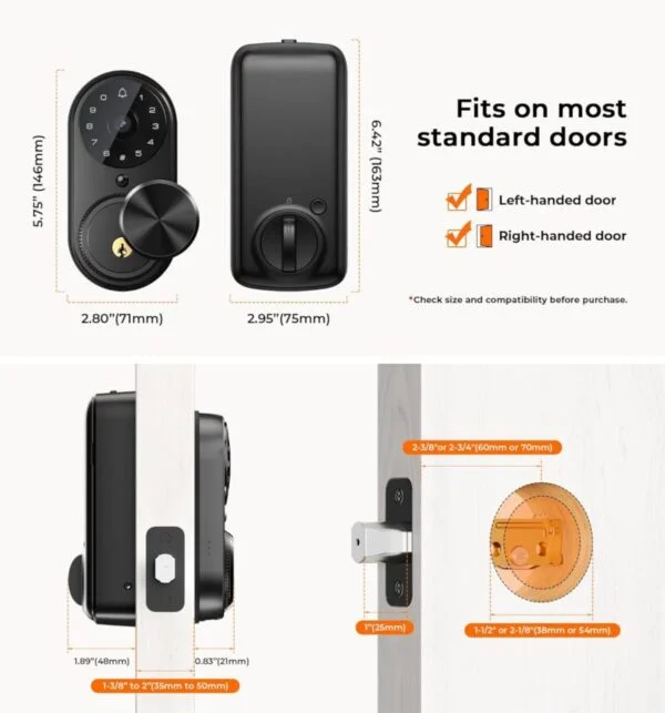 smart door lock with camera
