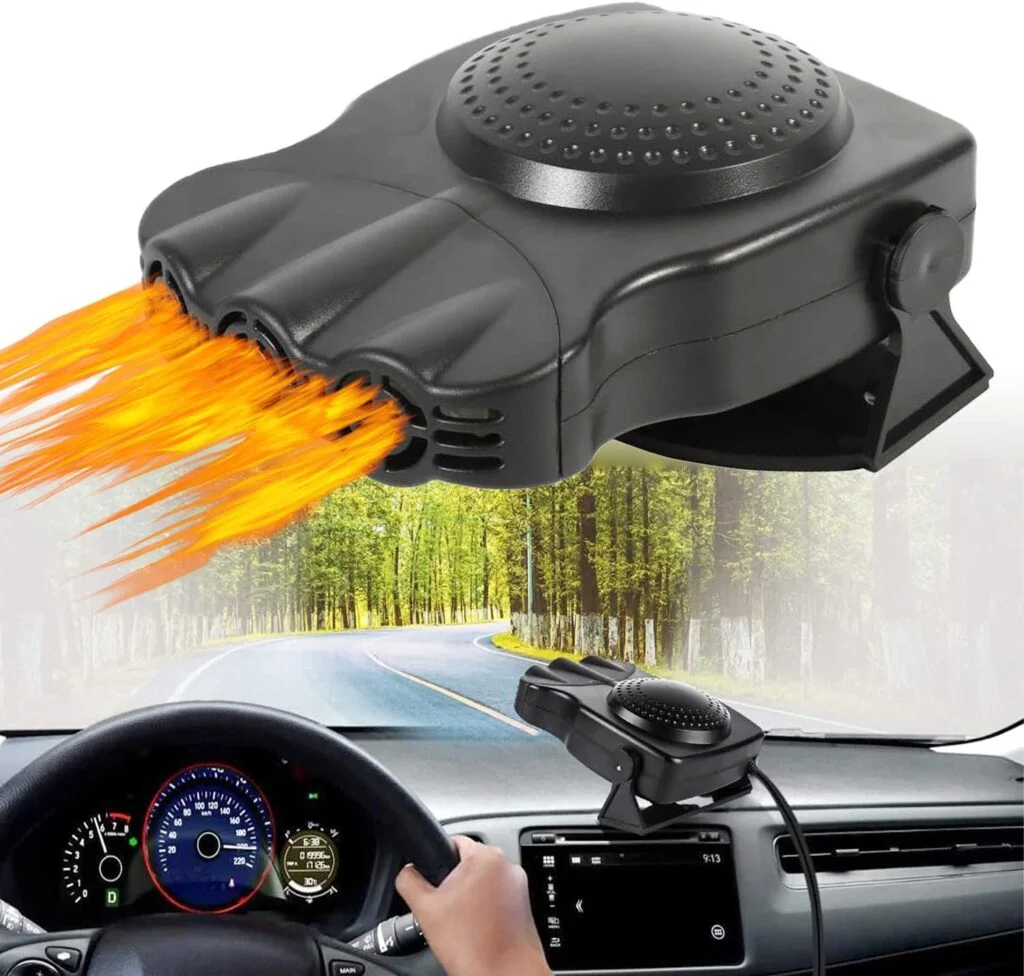 Car Heater, 2 in1 Fast Car Heater Defroster 150W 12V Portable Electronic Car Heater Auto Heater