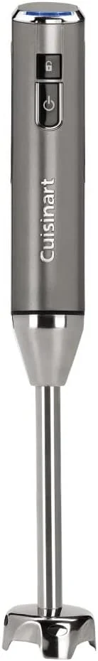 Cuisinart Electric Hand Blender Mixer, EvolutionX Cordless Rechargeable, Gray/Black, RHB-100,Dark Grey