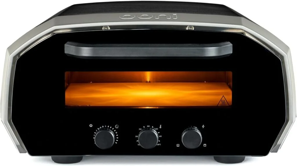 Ooni Volt 12 Electric Pizza Oven - Electric Versatile Pizza Oven - Stonebaked Pizza - Indoor and Outdoor Pizza Maker - Portable Pizza Oven - Cook 12 Pizzas and More