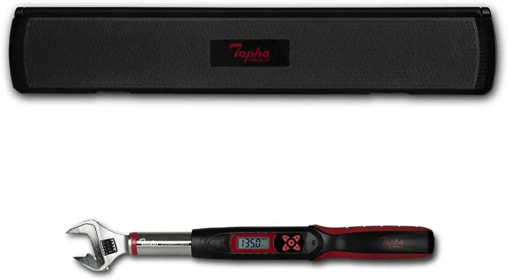 Tapha Tools 3/8 inch Digital Torque Wrench 3.1-62.7 ft-lbs (4.2-85 N-m) Torque Range, Accurate to ±2% Dual Direction, LED and Buzzer Notification, Preset Memory, ISO 6789, Calibrated (WP3N-T085BN)