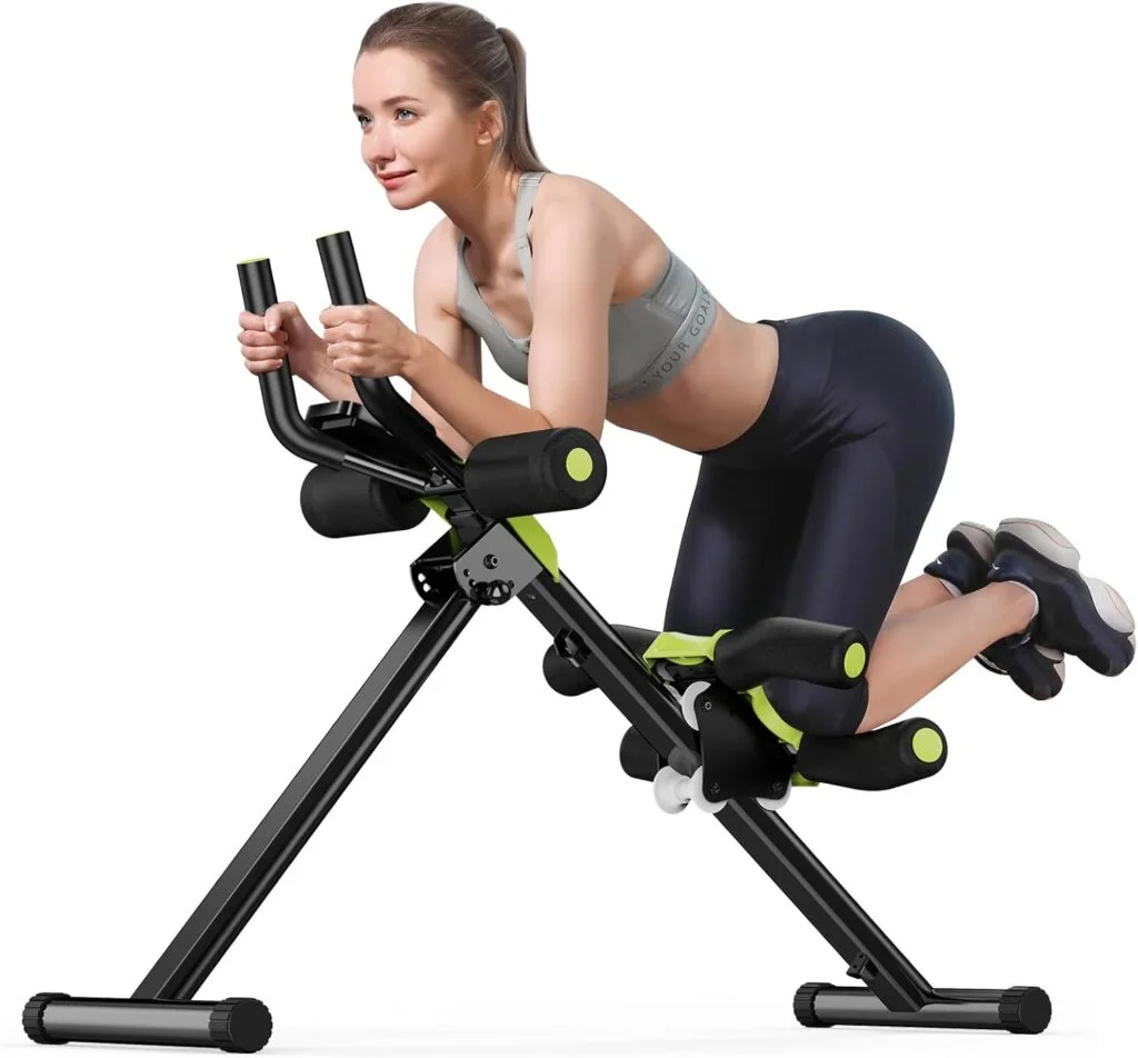 VISLIM Ab Workout Equipment, Adjustable Ab Machine for Home Gym, Fitness Exercise Equipment for Abdominal Exercise and Strength Training