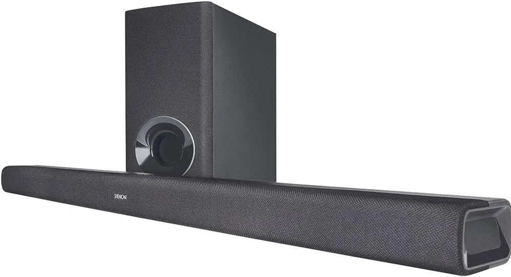 Denon DHT-S316 Home Theater Soundbar System with Wireless Subwoofer | Virtual Surround Sound Technology | Wall-Mountable | Bluetooth Compatibility | Smart Slim-Profile | Black
