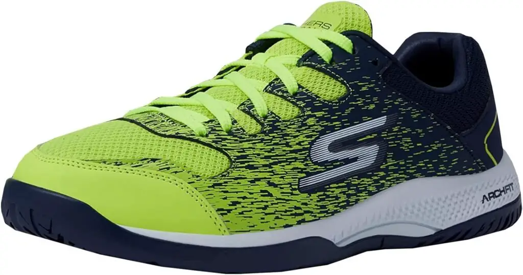 Skechers Mens Viper Court-Athletic Indoor Outdoor Pickleball Shoes with Arch Fit Support Sneaker
