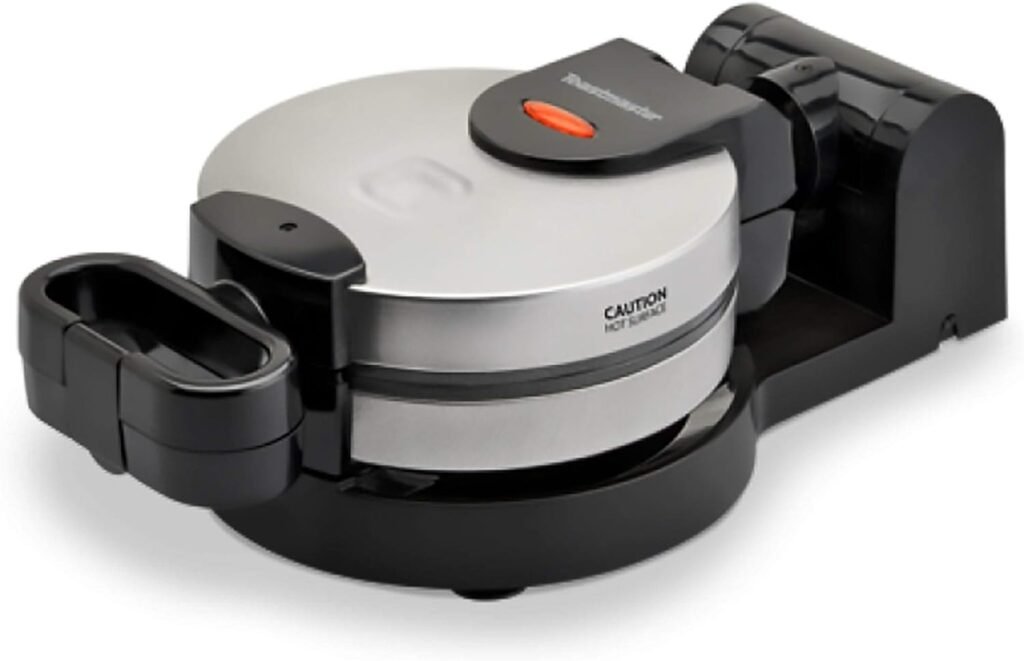 Toastmaster Flip Low-Profile Rotating Waffle Maker 7.9 x 4.7 x 14.5 inches