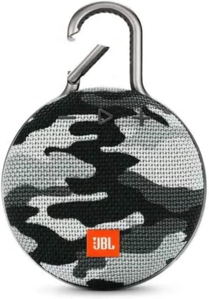 JBL Clip 3, Black - Waterproof, Durable Portable Bluetooth Speaker - Up to 10 Hours of Play - Includes Noise-Cancelling Speakerphone Wireless Streaming