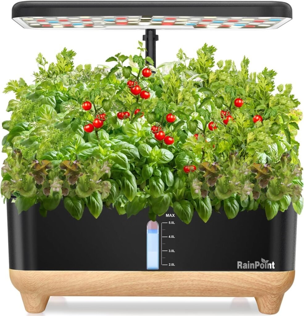 RAINPOINT Indoor Hydroponics Growing System,13 Pods Hydroponic Garden Planter, Vegetable Growing System Kit, Kitchen Christmas Gifts for Women, Hydro Garden Herb Grower